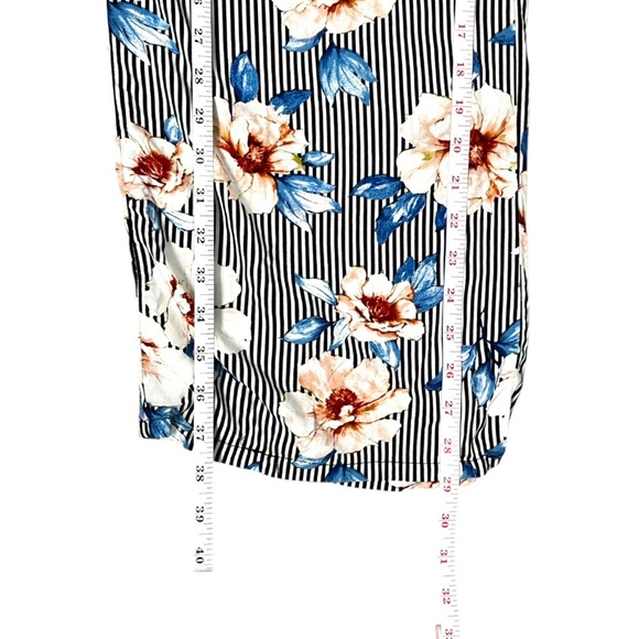 Joe B Vibrant Floral and Stripe Wide Leg Pants - Picture 7 of 9